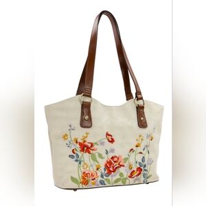 Patricia Nash Rhea Tote with Mini Cassini Wristlet Hangoff